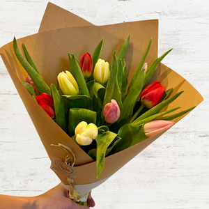 Bouquet de fleurs - Tulipes Saint-Valentin