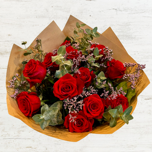 Bouquet de fleurs - Roses Rouges Saint-Valentin