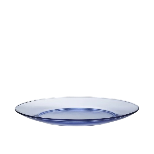 Assiette Lys en verre Marine (lot de 6)