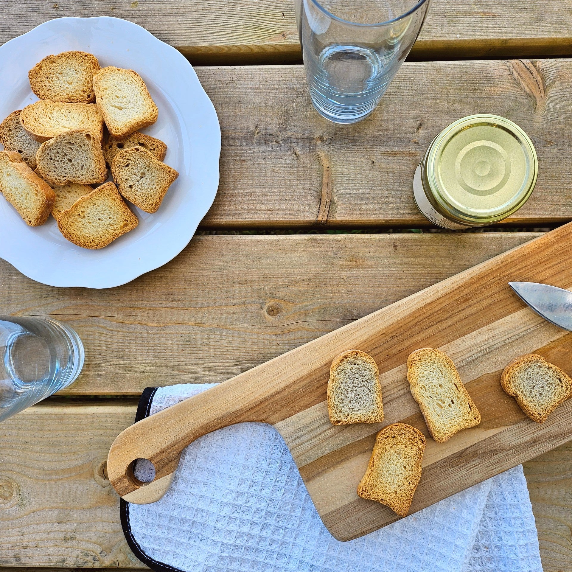 Toast apéritif nature