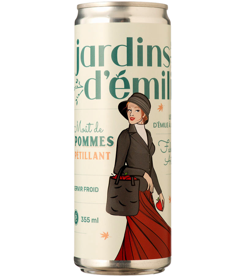 Jus de pomme pétillant d'Émilie