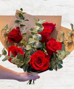 Bouquet de fleurs - Roses Rouges Saint-Valentin