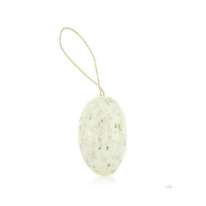 Savon Galet sur corde Exfoliant au Lavandin