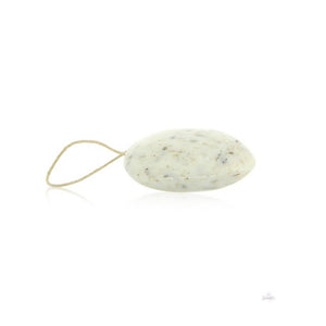 Savon Galet sur corde Exfoliant au Lavandin
