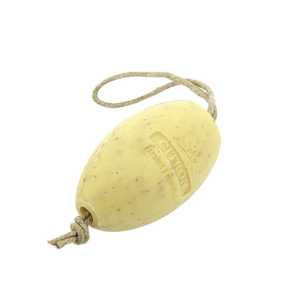 Savon écolier sur corde Citron broyé