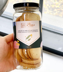 Sablés au miel et au romarin