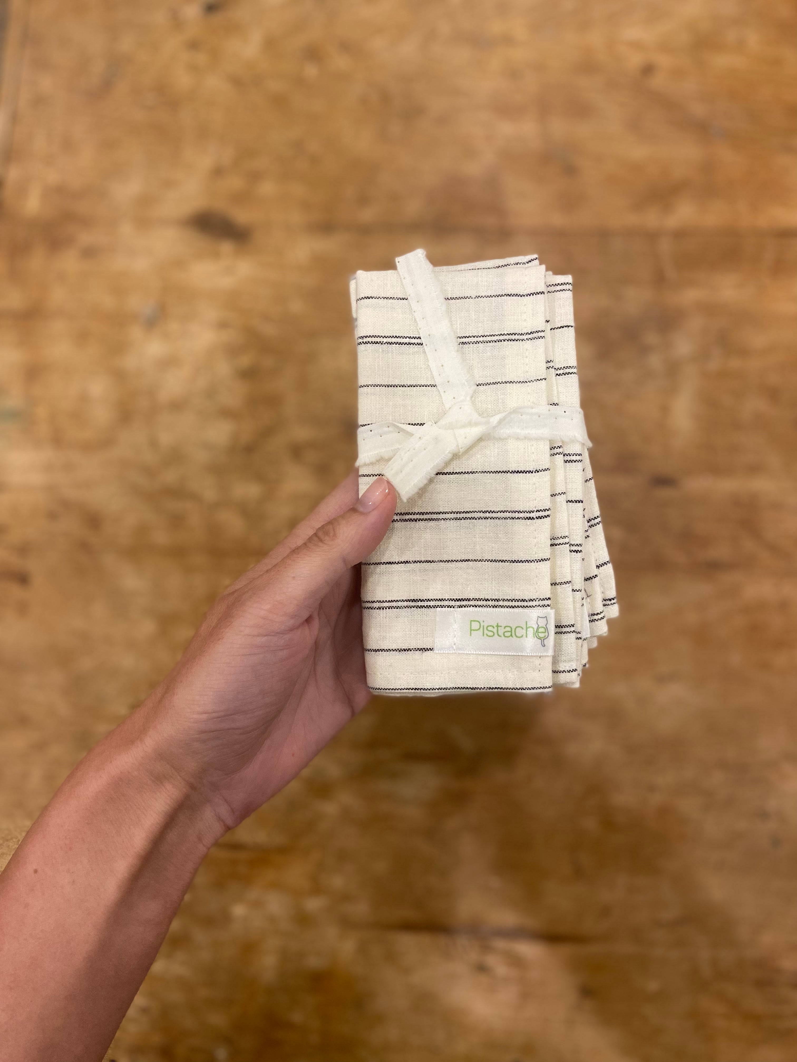 Serviettes de table Pistache (lot de deux)