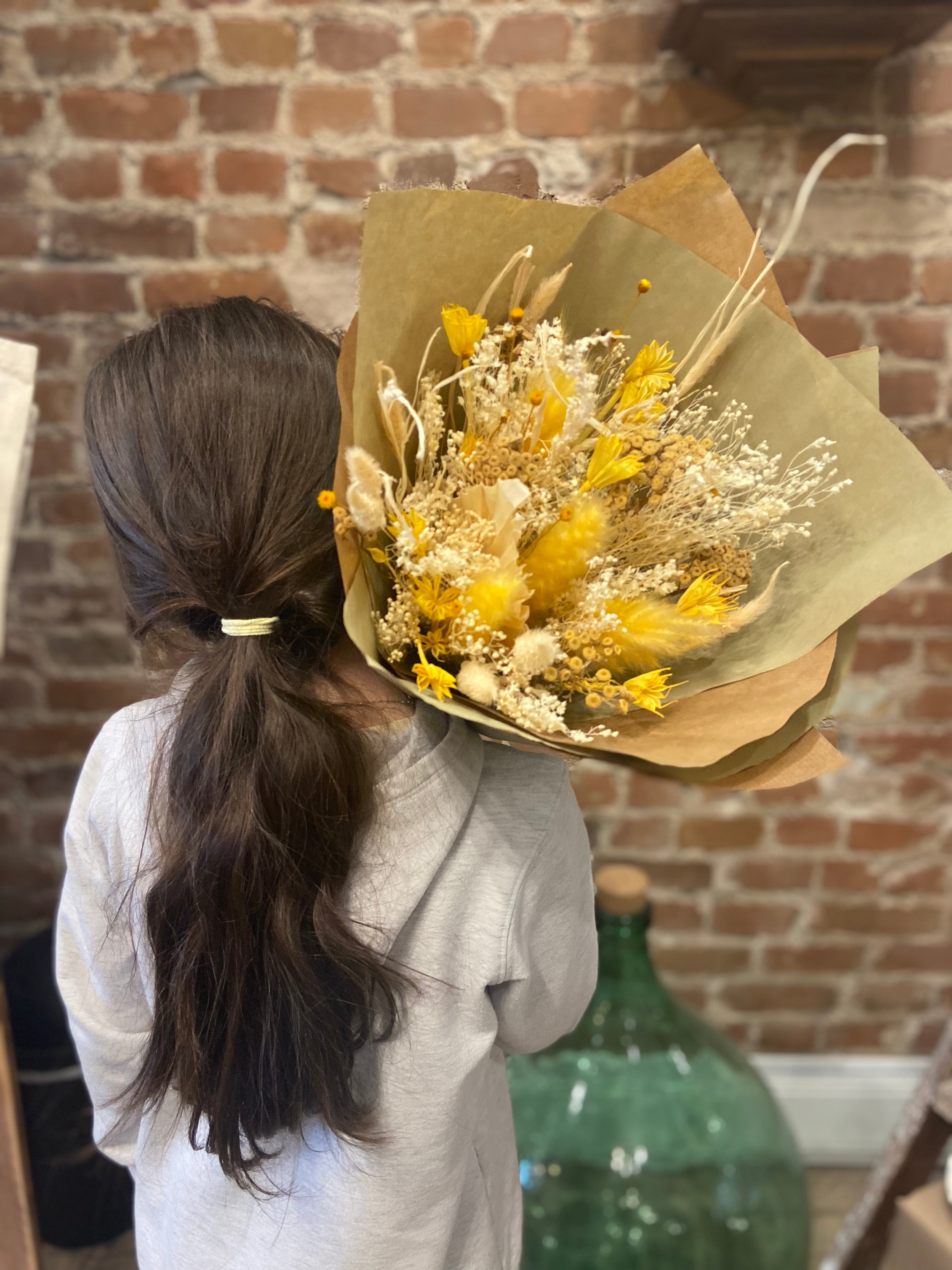 Bouquet de fleurs séchées Léontine