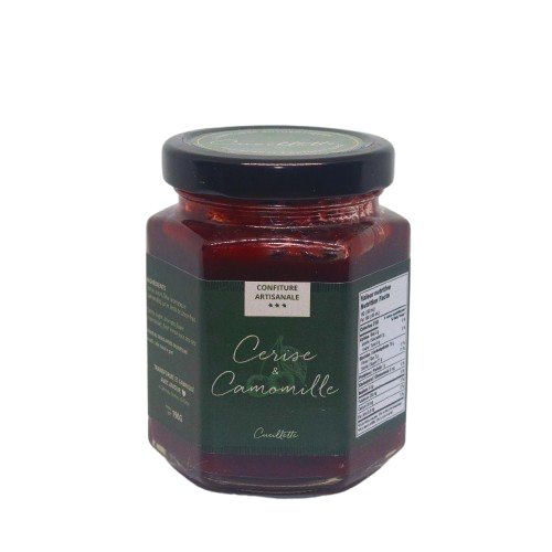 Confiture cerise et camomille