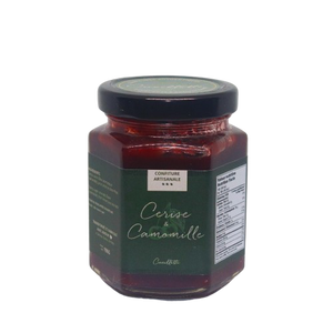 Confiture cerise et camomille