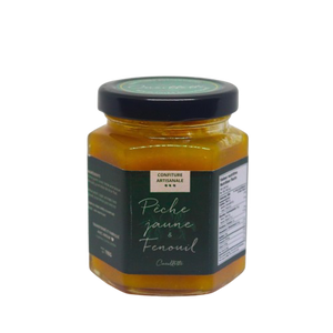 Confiture pêche jaune et fenouil