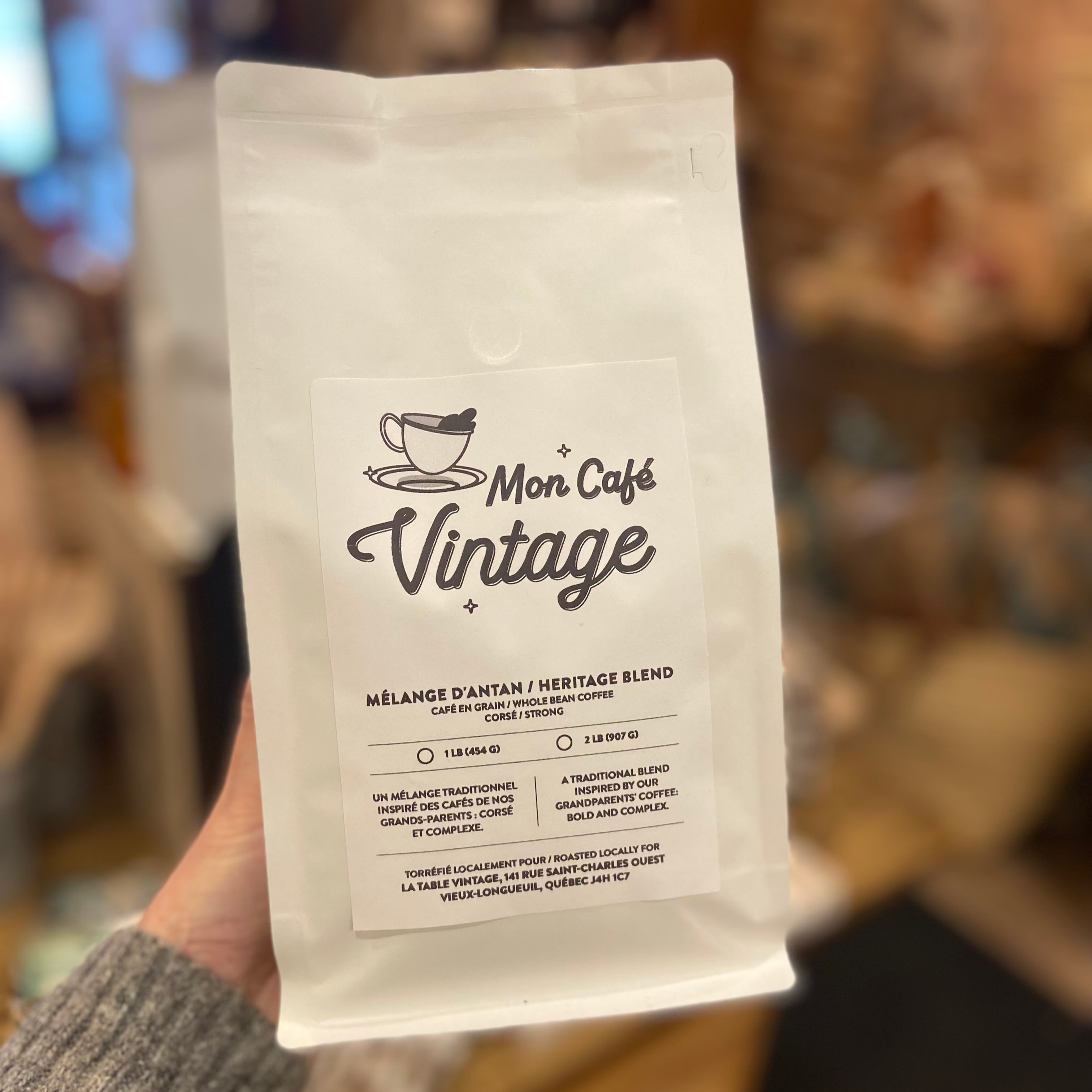 Mon Café Vintage en grains Mélange d'antan