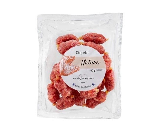 Chapelet de saucissons secs nature