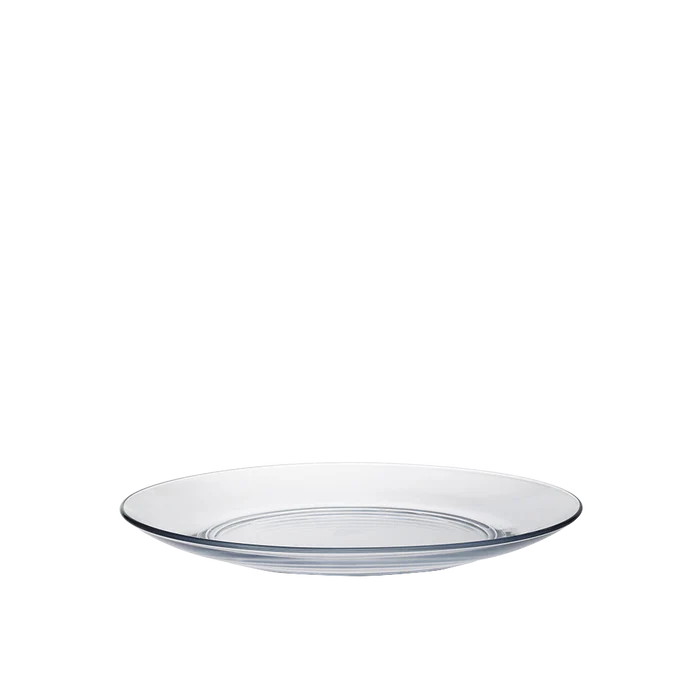 Assiette Lys en verre Transparent (lot de 6)