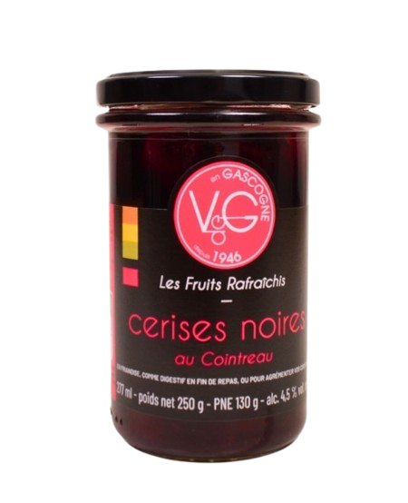 Cerises noires au Cointreau