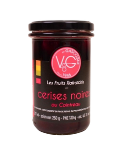 Cerises noires au Cointreau