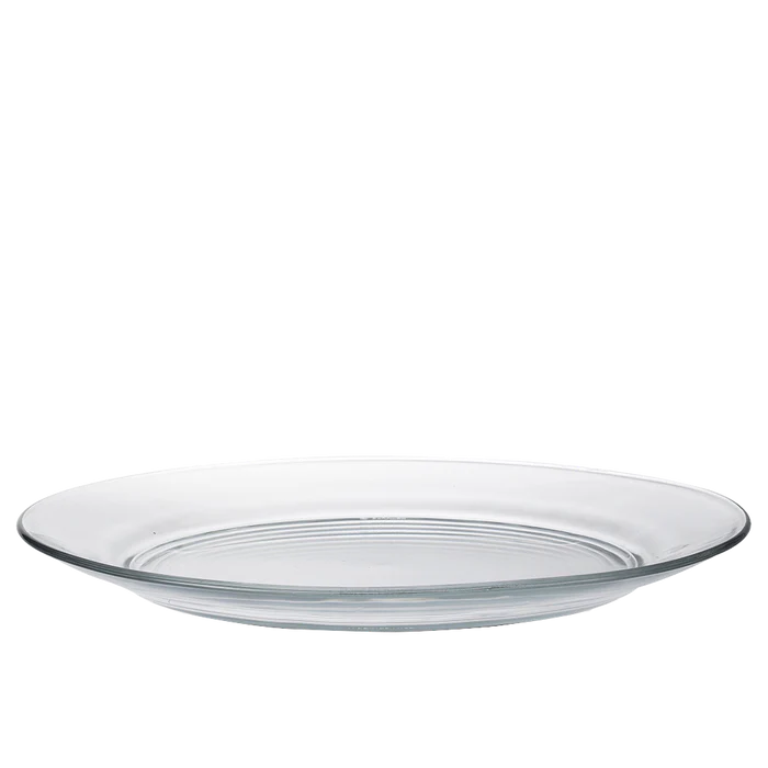 Assiette Lys en verre Transparent (lot de 6)