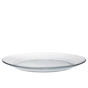 Assiette Lys en verre Transparent (lot de 6)