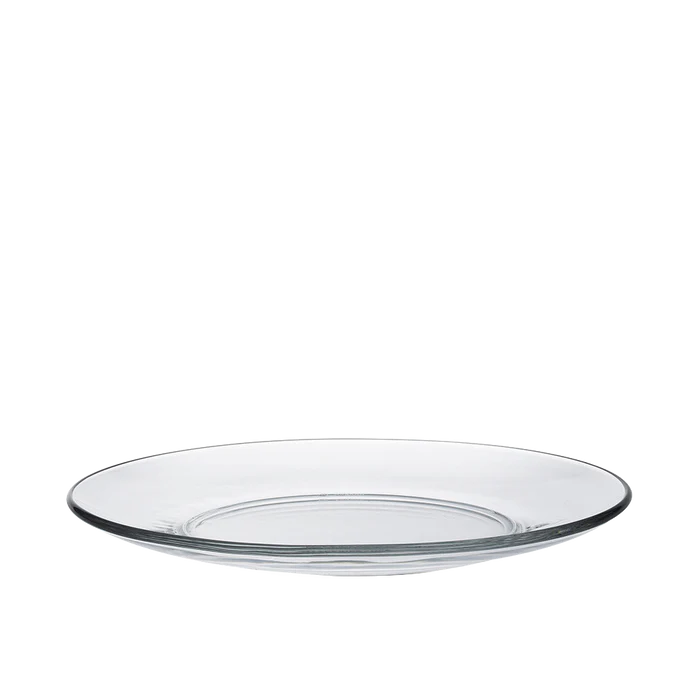 Assiette Lys en verre Transparent (lot de 6)