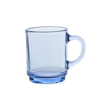 Mug en verre Marine bleu clair (lot de 6)