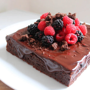 Brownie gâteau d'anniversaire