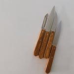 Charger l&#39;image dans la galerie, 4 couteaux de cuisine essentiels en bois d&#39;olivier
